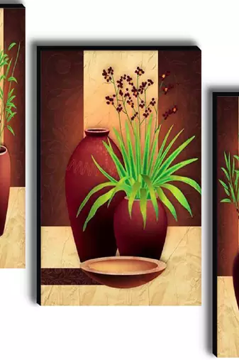 Set of 3 digital wall painting