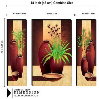 Set of 3 digital wall painting 3