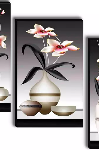 Set of 3 digital wall painting
