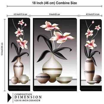 Set of 3 digital wall painting 3