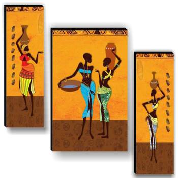 Set of 3 digital wall painting 2