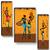 Set of 3 digital wall painting