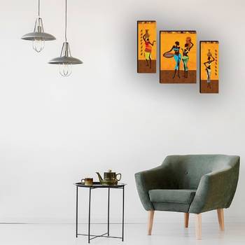 Set of 3 digital wall painting 3