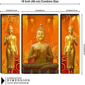 Set of 3 digital wall painting 1