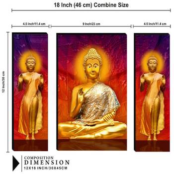 Set of 3 digital wall painting 3