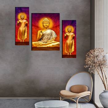 Set of 3 digital wall painting 4