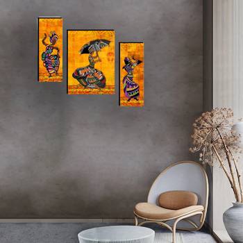Set of 3 digital wall painting 4