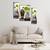 Set of 3 digital wall painting