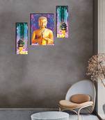 Set of 3 digital wall painting