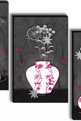 Set of 3 digital wall painting