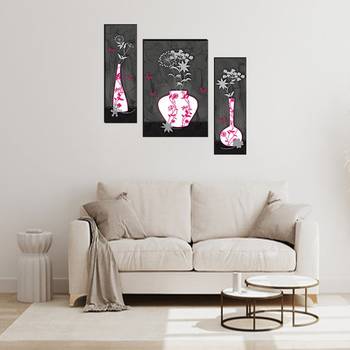 Set of 3 digital wall painting 4