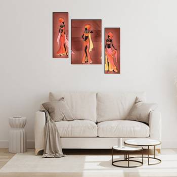 Set of 3 digital wall painting 3