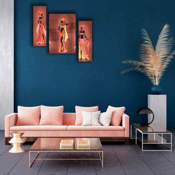 Set of 3 digital wall painting 4