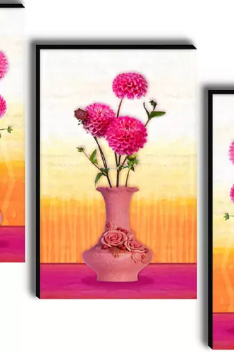 Set of 3 digital wall painting