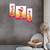 Set of 3 digital wall painting
