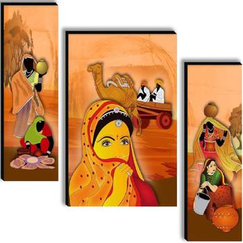 Set of 3 digital wall painting 2
