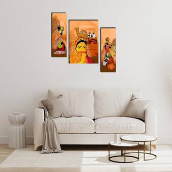 Set of 3 digital wall painting 3