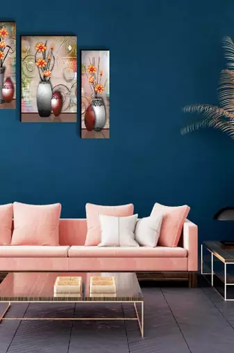 Set of 3 digital wall painting