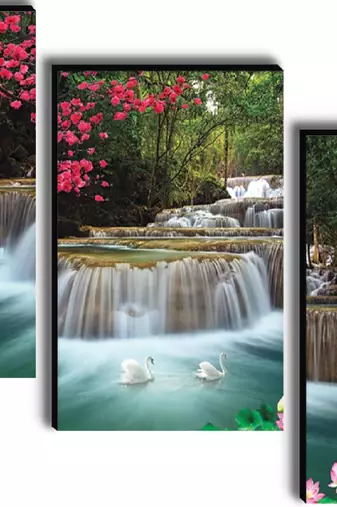 Set of 3 digital wall painting