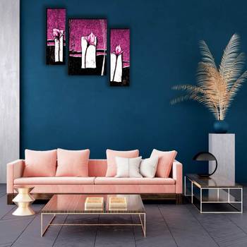 Set of 3 digital wall painting 3