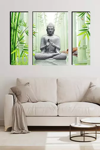 Set of 3 digital wall painting