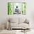 Set of 3 digital wall painting