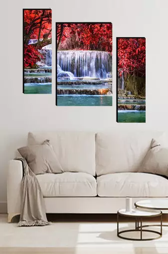 Set of 3 digital wall painting