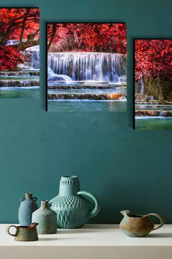 Set of 3 digital wall painting