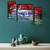 Set of 3 digital wall painting