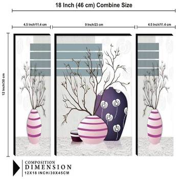 Set of 3 digital wall painting 3