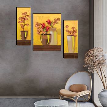 Set of 3 digital wall painting 4