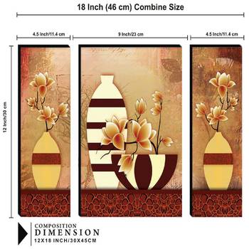 Set of 3 digital wall painting 3