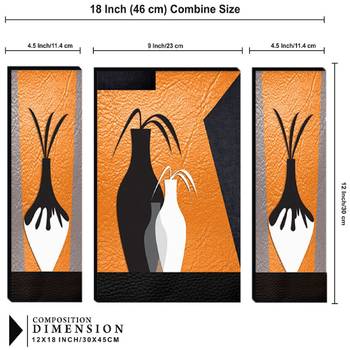 Set of 3 digital wall painting 3