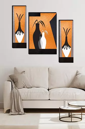 Set of 3 digital wall painting