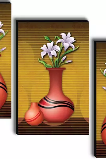 Set of 3 digital wall painting