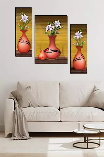 Set of 3 digital wall painting