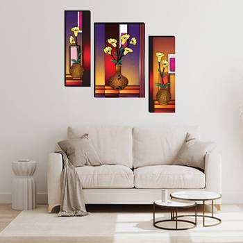 Set of 3 digital wall painting 3
