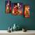Set of 3 digital wall painting