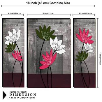 Set of 3 digital wall painting 3