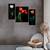 Set of 3 digital wall painting