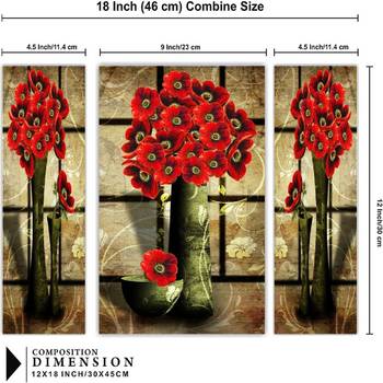 Set of 3 digital wall painting 3