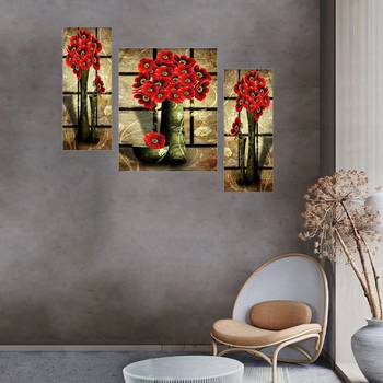 Set of 3 digital wall painting 4
