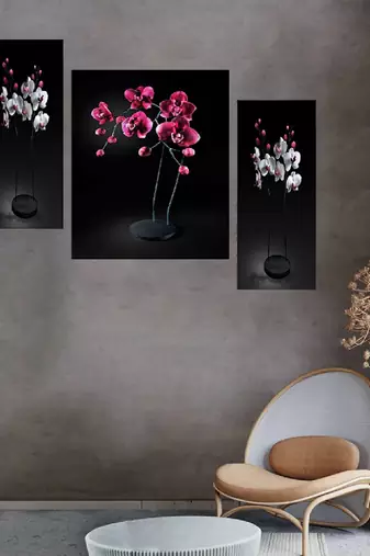 Set of 3 digital wall painting