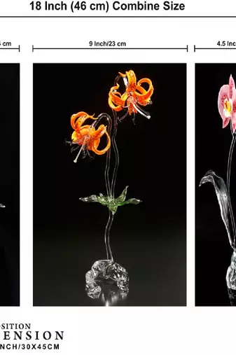 Set of 3 digital wall painting