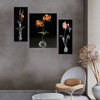 Set of 3 digital wall painting 4
