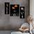Set of 3 digital wall painting