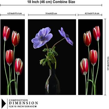 Set of 3 digital wall painting 3