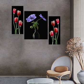 Set of 3 digital wall painting 4
