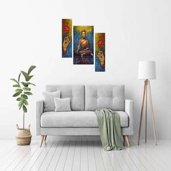 Set of 3 digital wall painting 3