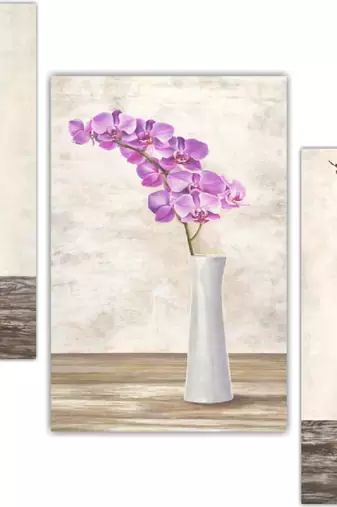 Set of 3 digital wall painting